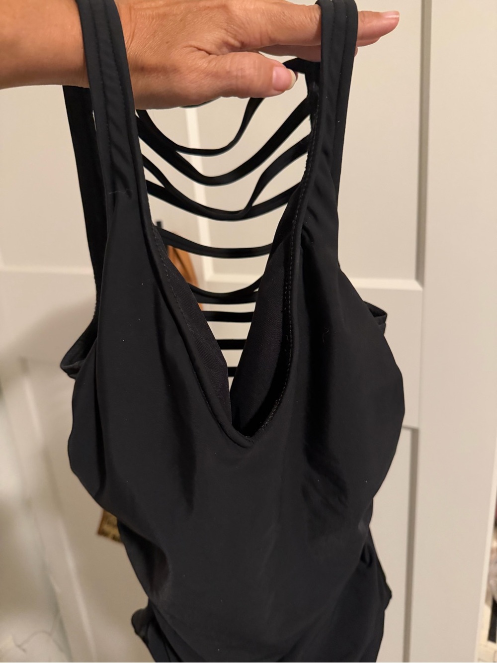 Victoria's Secret Black One-Piece Swimsuit with Strappy Back